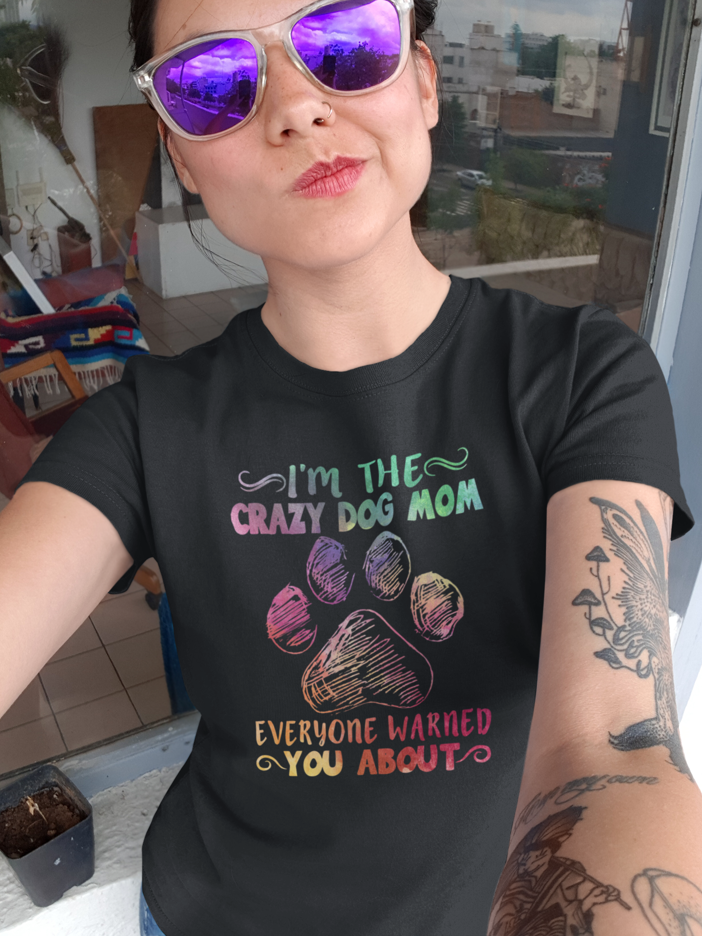 I'm The Crazy Dog Mom Everyone Warned You About T-Shirt