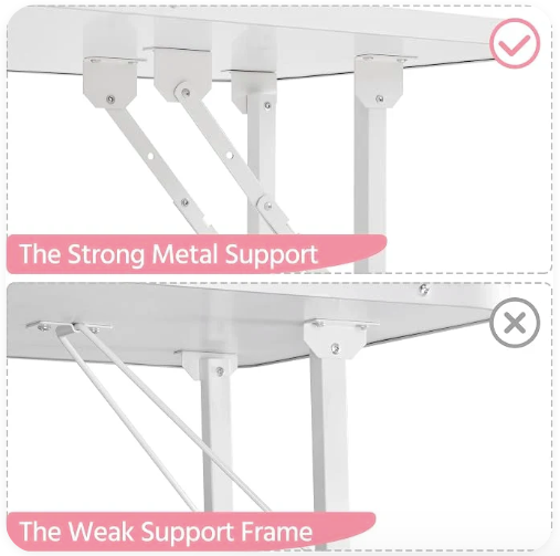 36" Dog Grooming Table with Adjustable Arm, Tool Shelf & 2 Safety Loops, Pink