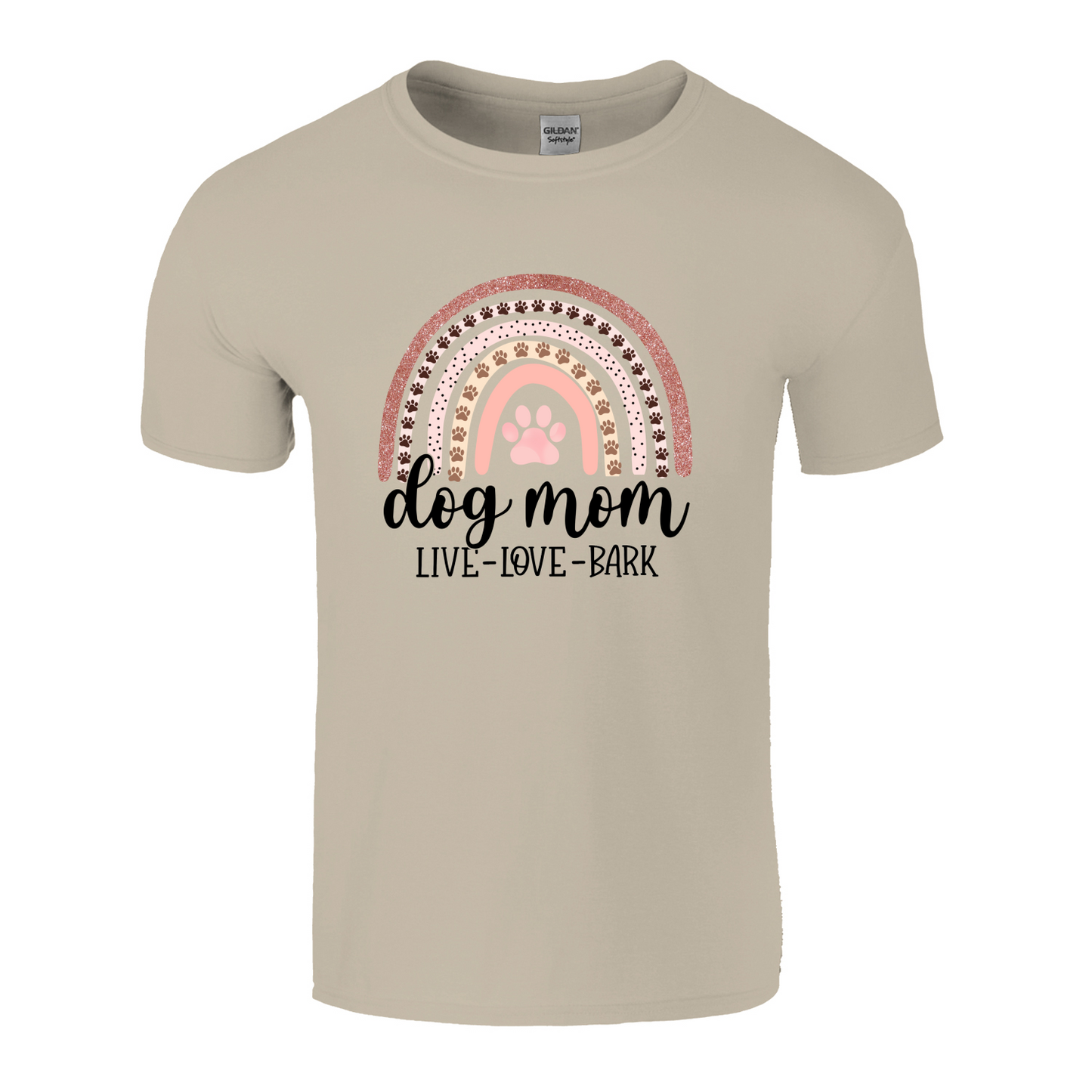 Dog Mom Live Love Bark T-Shirt