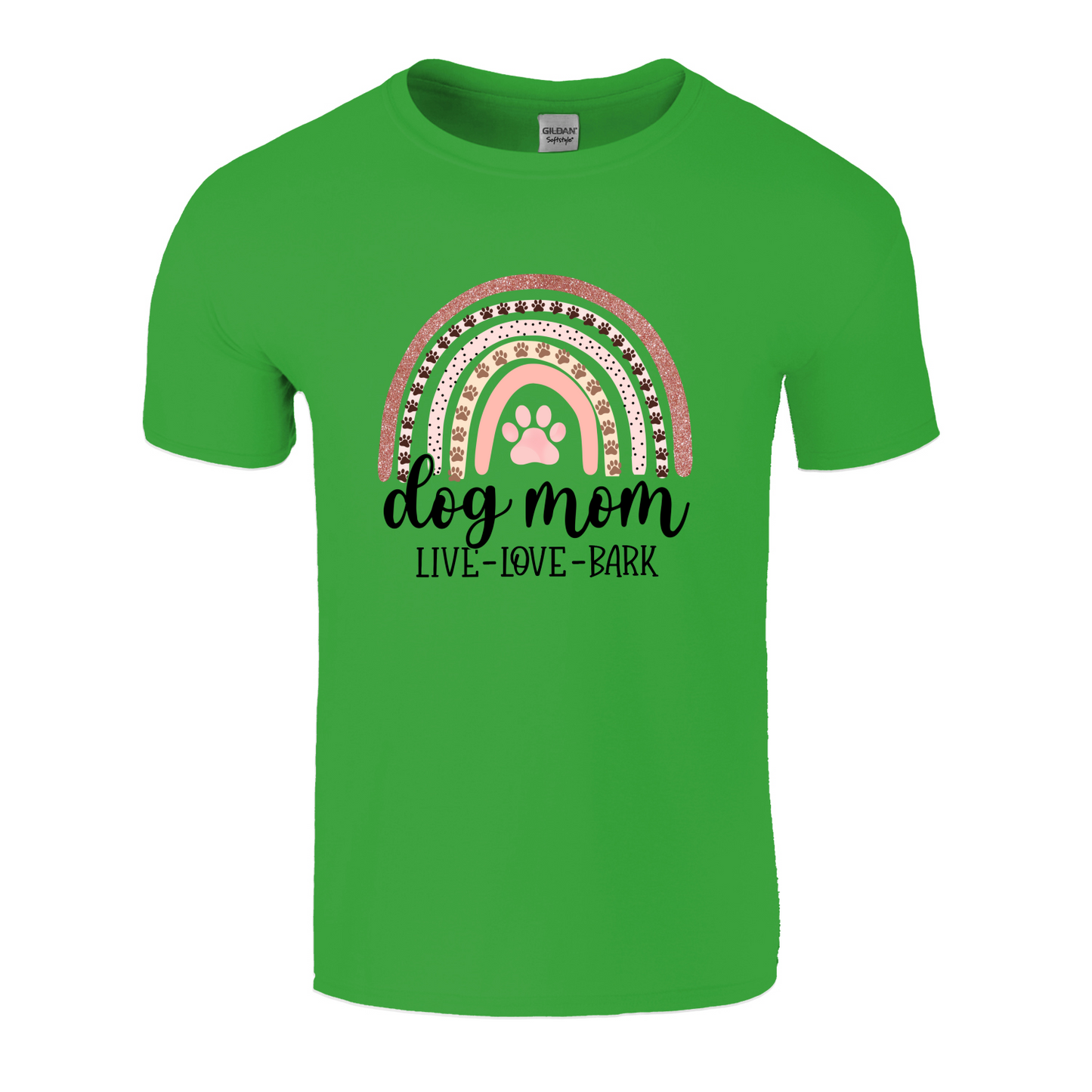 Dog Mom Live Love Bark T-Shirt