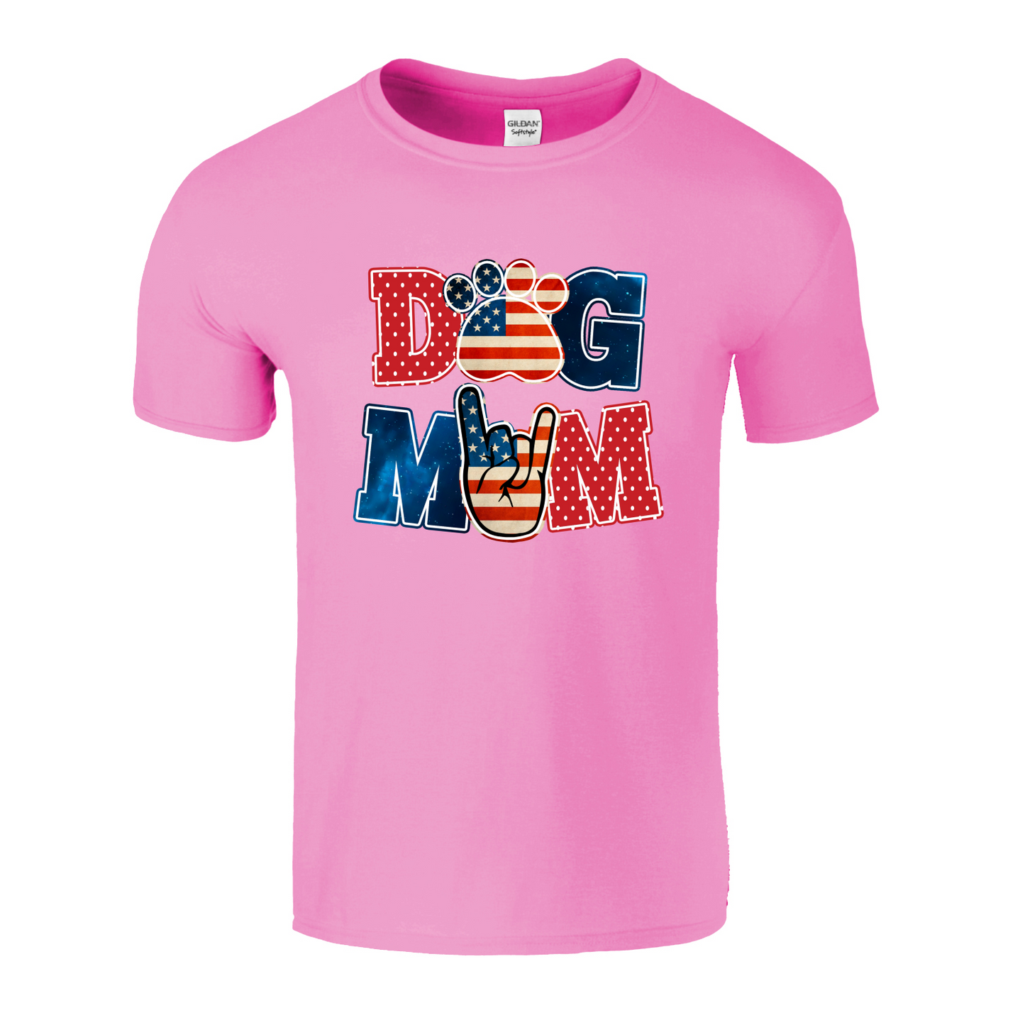 Dog Mom USA T-Shirt