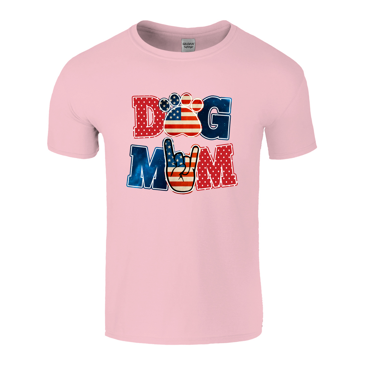 Dog Mom USA T-Shirt