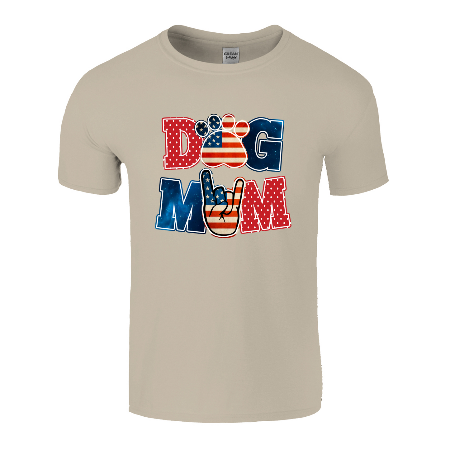 Dog Mom USA T-Shirt