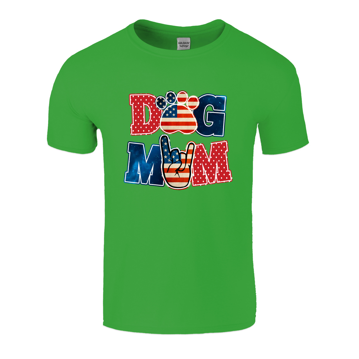 Dog Mom USA T-Shirt