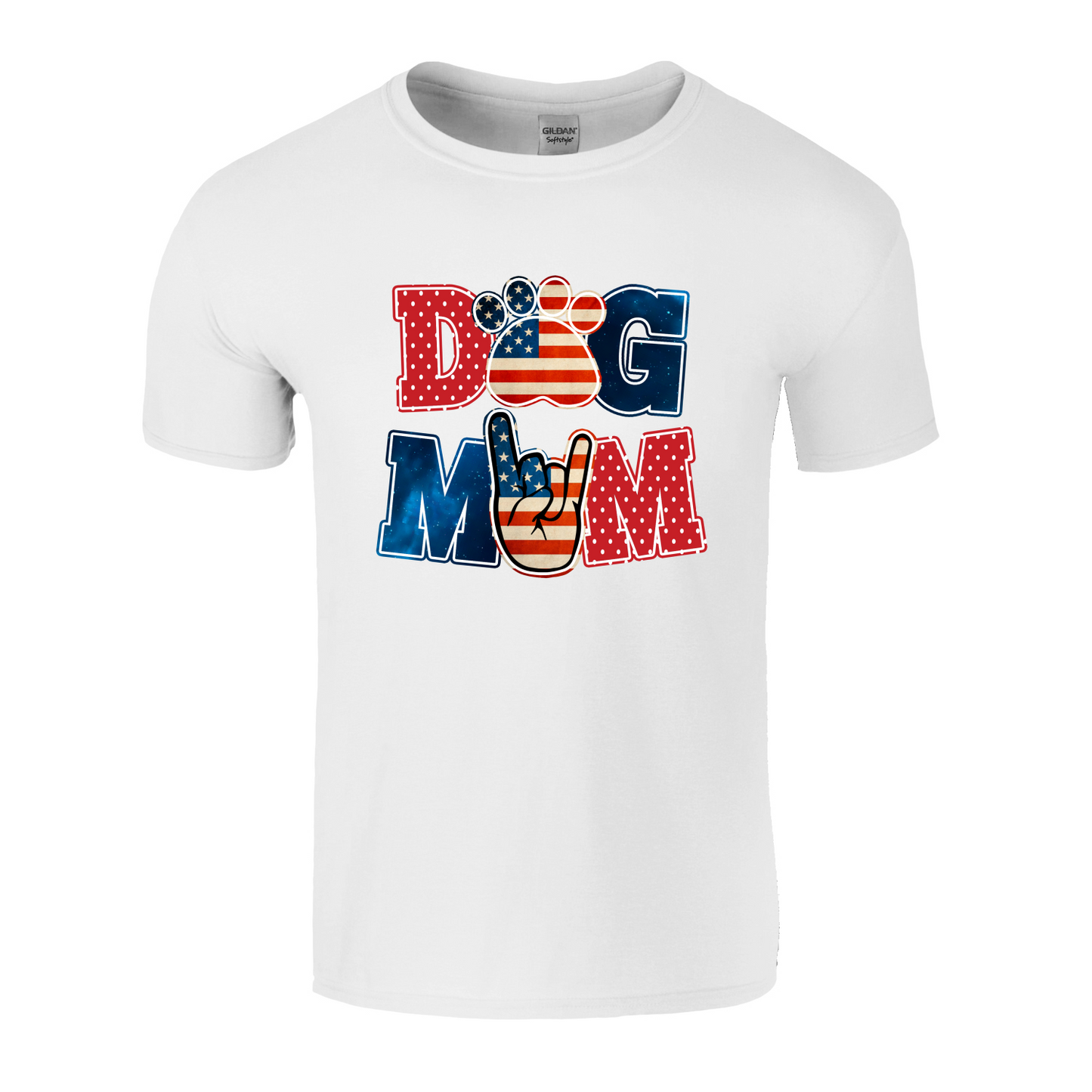 Dog Mom USA T-Shirt