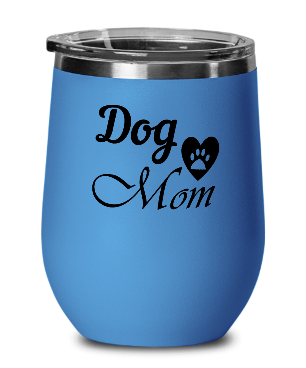 Dog Mom Wine Bottle Candle