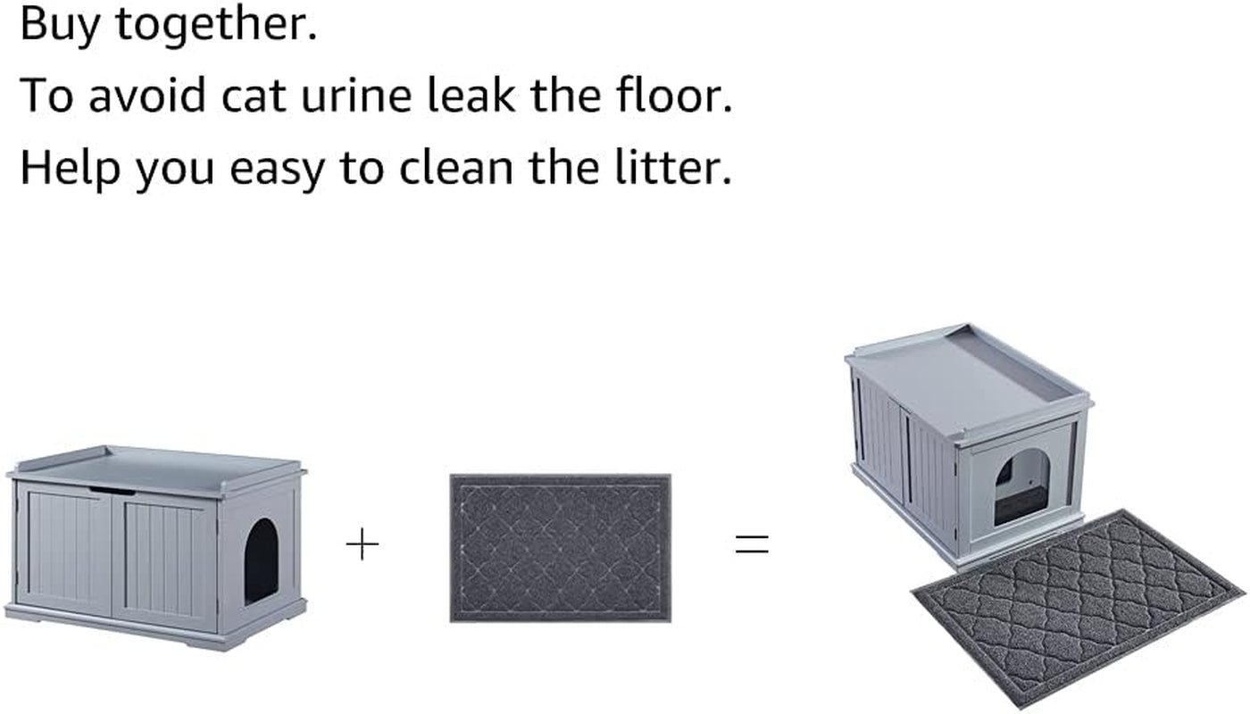 Cat Litter Box Enclosure Furniture, Hidden Litter Box Cover | Cat Washroom, Cabinet for Large Cat, Dog Proof Cat Litter Boxes, Hideaway Litter Box, Cat House