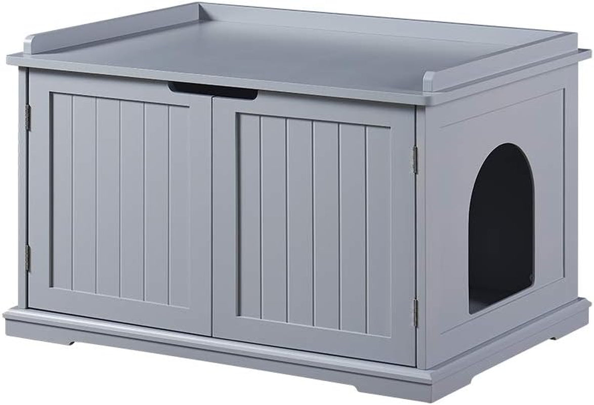 Cat Litter Box Enclosure Furniture, Hidden Litter Box Cover | Cat Washroom, Cabinet for Large Cat, Dog Proof Cat Litter Boxes, Hideaway Litter Box, Cat House