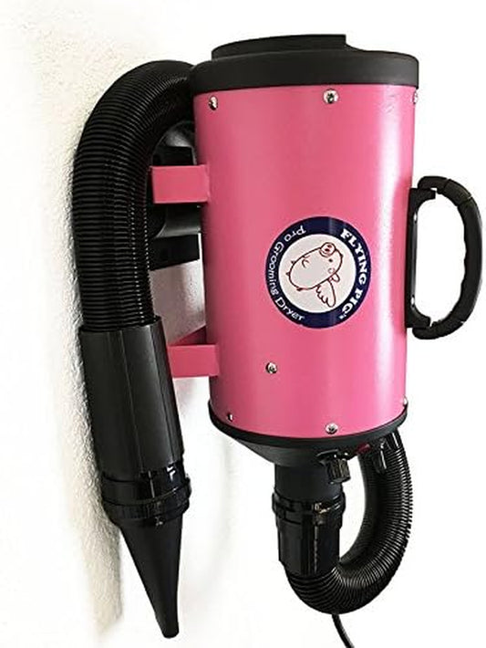 Flying One Wall Mount Grooming Dryer Kit (Pink)