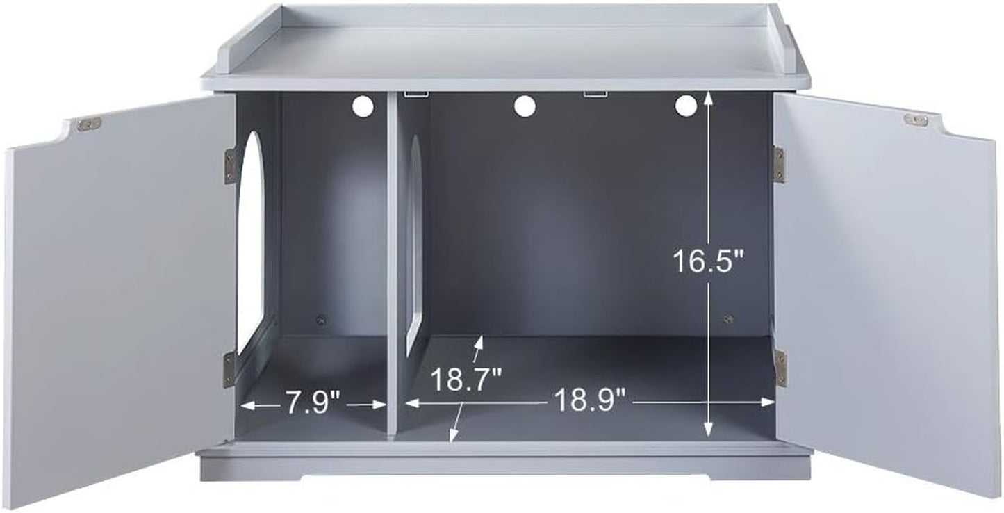 Cat Litter Box Enclosure Furniture, Hidden Litter Box Cover | Cat Washroom, Cabinet for Large Cat, Dog Proof Cat Litter Boxes, Hideaway Litter Box, Cat House