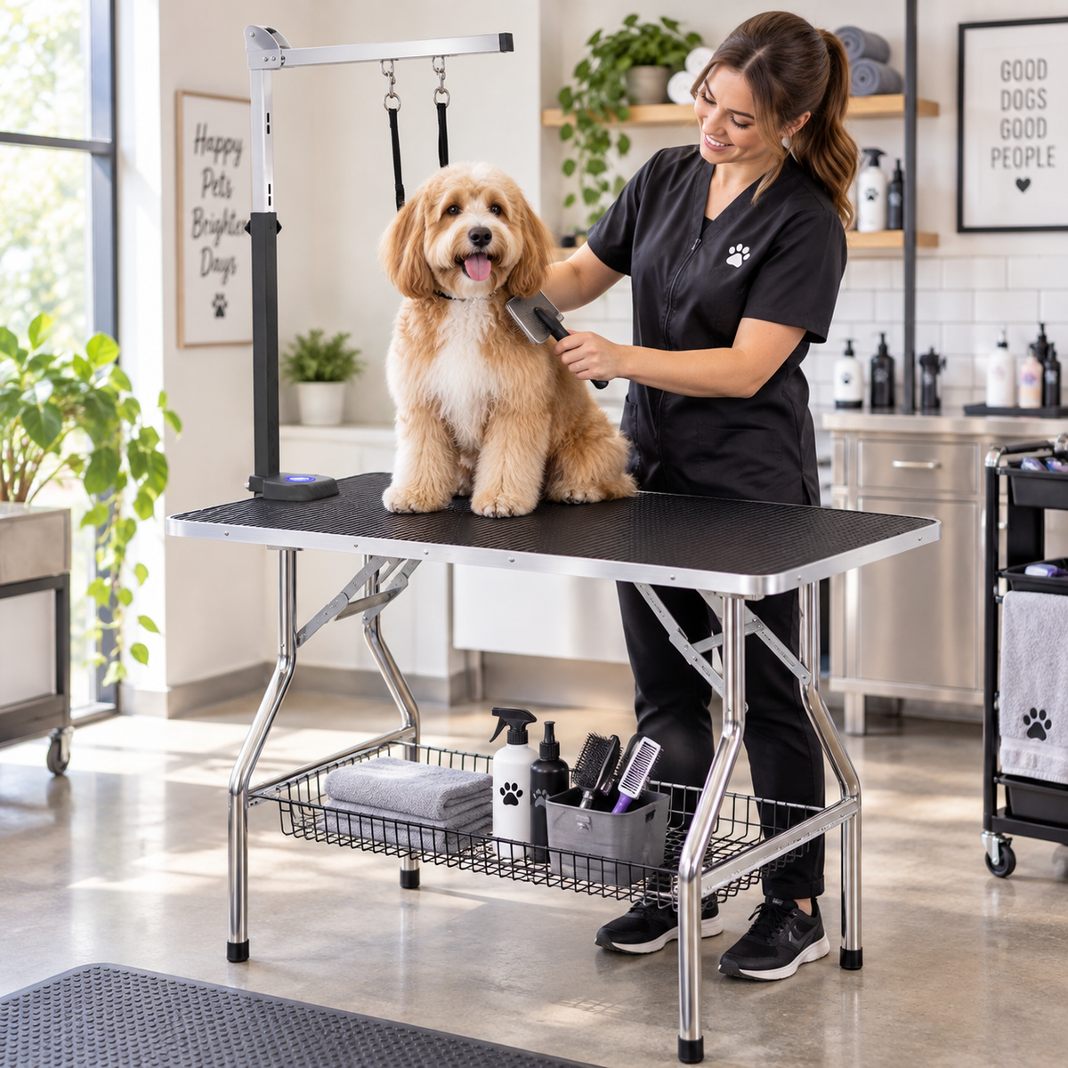 Large Size Super Durable Heavy Duty Dog Pet Foldable Grooming Table (44" X 24")