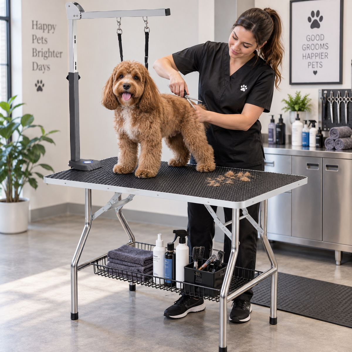Large Size Super Durable Heavy Duty Dog Pet Foldable Grooming Table (44" X 24")