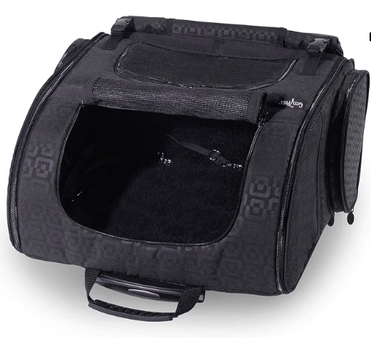 Pet Carrier - Medium Black Roller Bag Pet Carrier