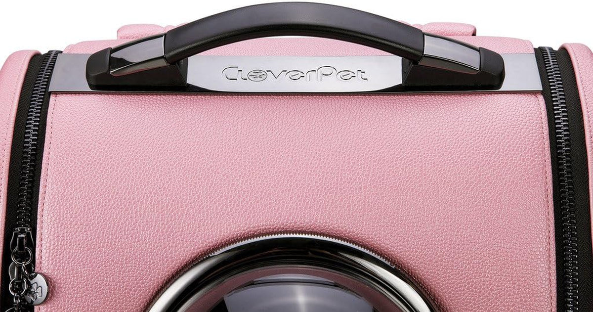 C0101 Innovative Fashion Bubble Pet Travel Carrier Backpack for Cats Dogs Puppy, Pink