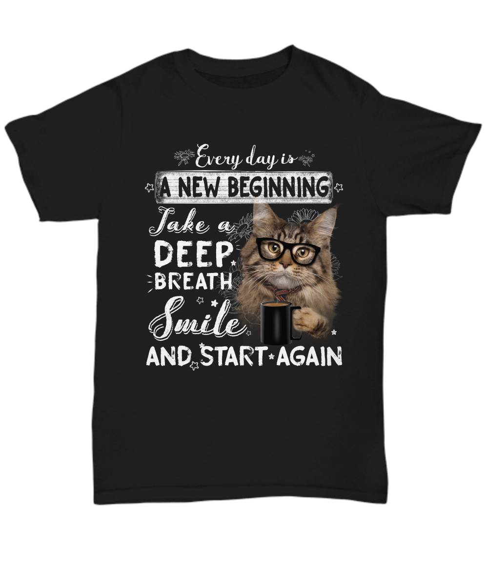 New Beginning - Cute Cat Unisex T-shirt