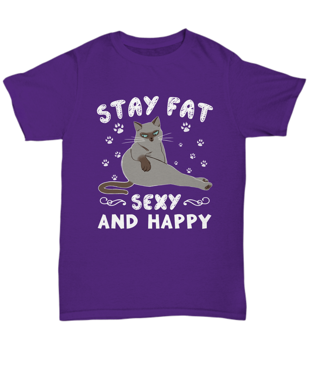 Sexy and Happy Cat Unisex T-Shirt