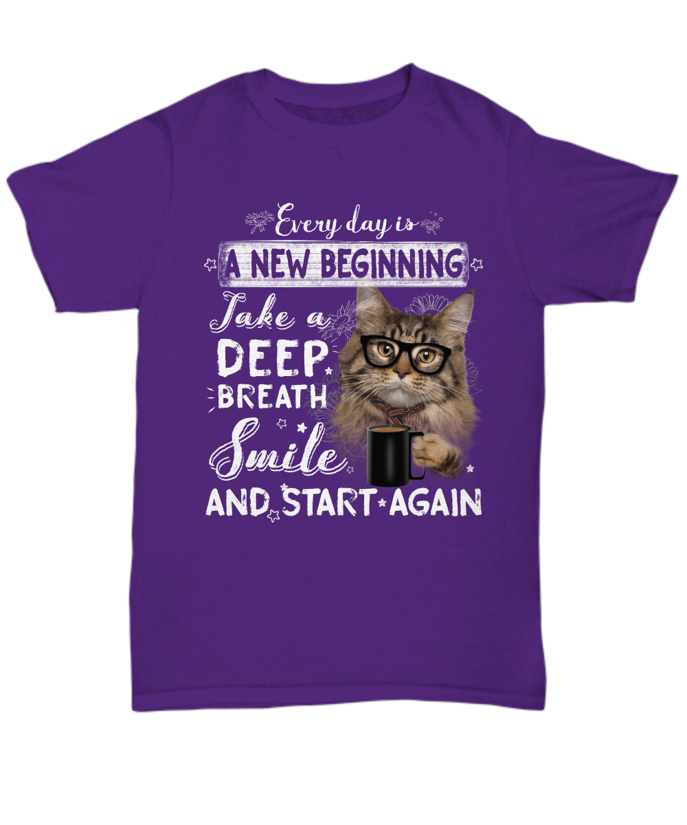 New Beginning - Cute Cat Unisex T-shirt