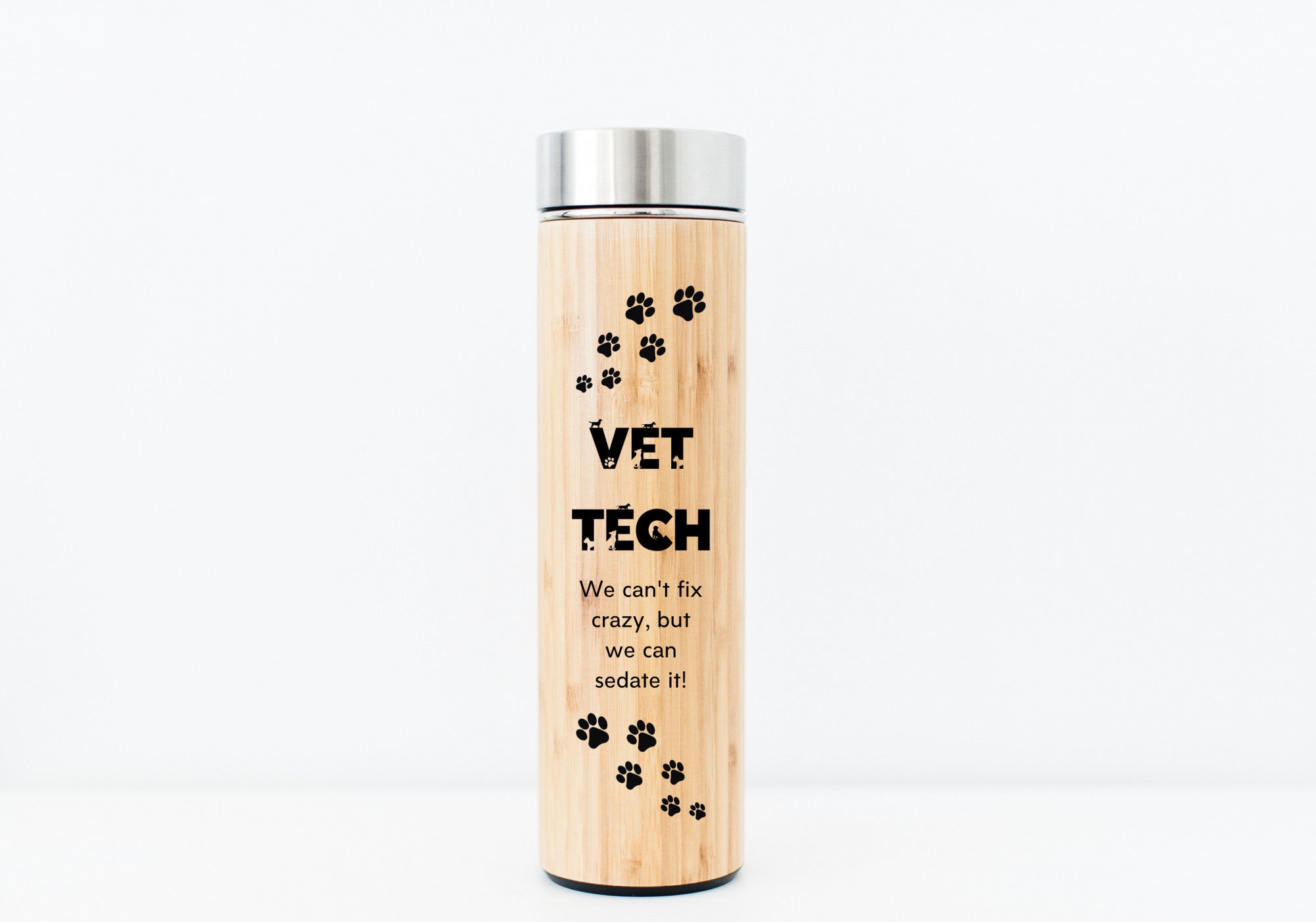 Vet Tech Bamboo Water Bottle