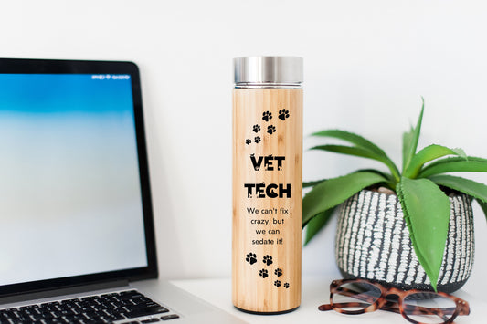 Vet Tech Bamboo Water Bottle