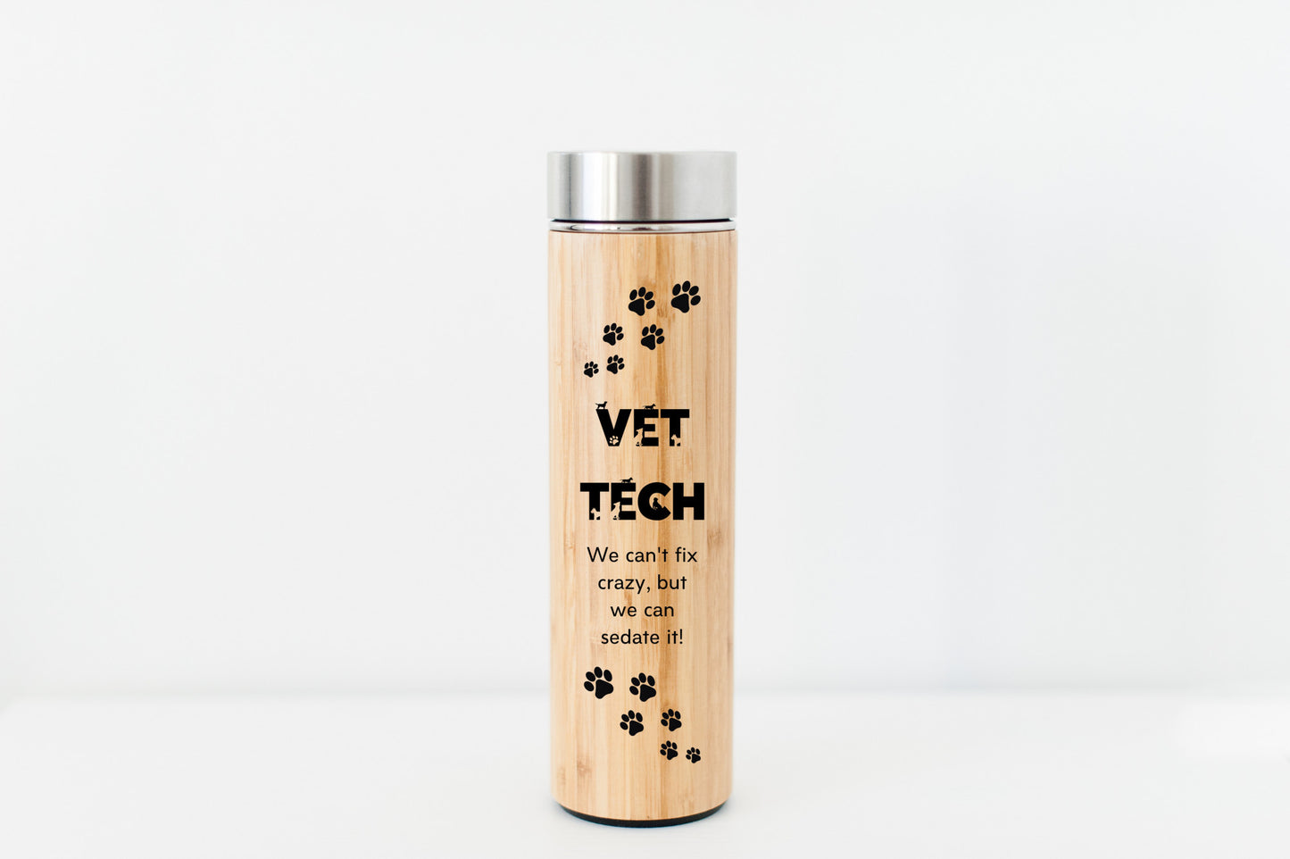 Vet Tech Bamboo Water Bottle